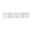 Étagère de meuble Hannut 01, couleur : blanc / chêne - Dimensions : 40 x 200 x 56 cm (H x L x P)