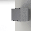 Armoire suspendue moderne avec deux portes basculantes Zapopan 78, Couleur : Blanc, Fonction push-to-open, dimensions : 40 x 100 x 40 cm, deux compartiments, très stable