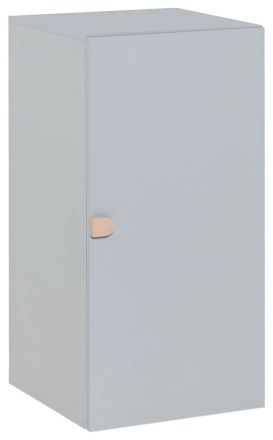 Chambre d'adolescents - commode Skalle 02, couleur : gris - Dimensions : 94 x 47 x 49 cm (h x l x p)