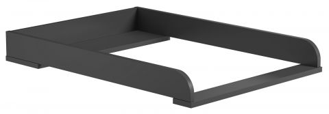 Table à langer Lillebror, couleur : gris - Dimensions : 10 x 64 x 81 cm (H x L x P)