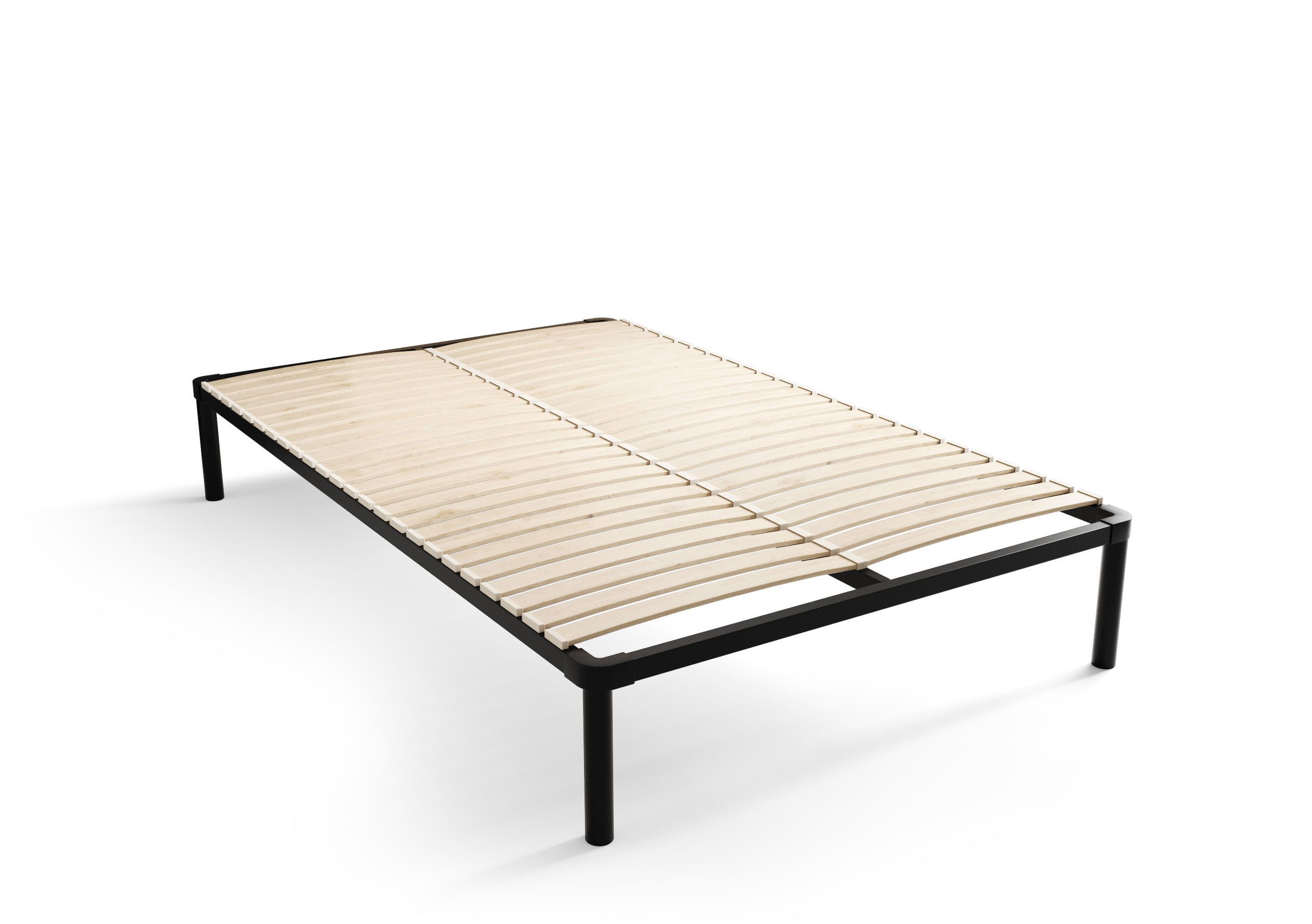 Cadre de lit simple série Planina 02 - Surface de couchage : 120 x 200 cm (l x L)
