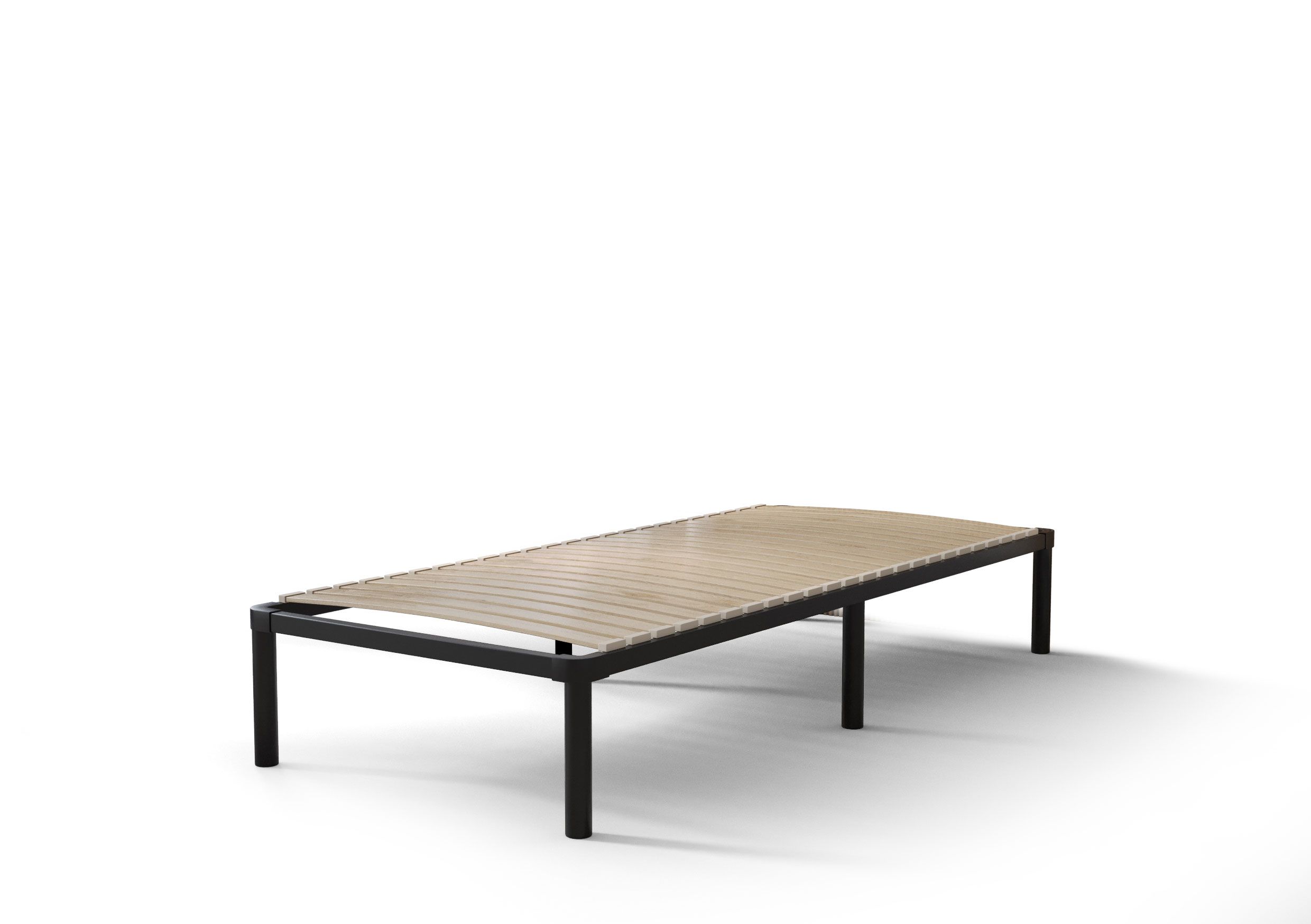 Cadre de lit simple série Vosges 01 - Surface de couchage : 90 x 200 cm (l x L)