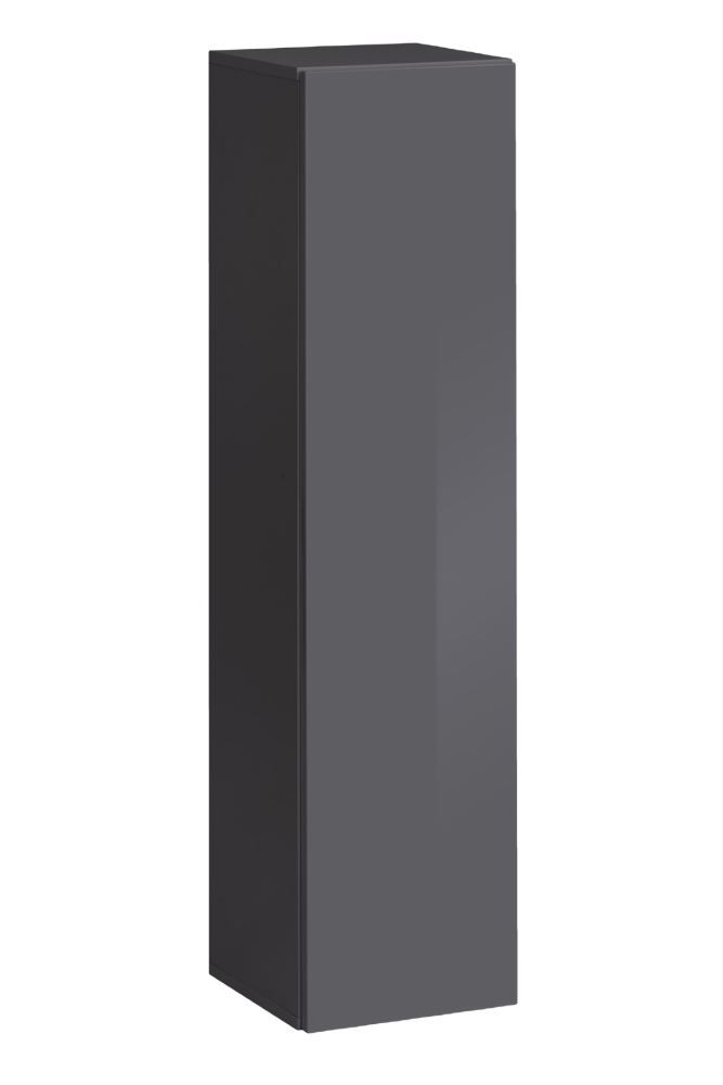 Armoire suspendue à trois compartiments Fardalen 07, couleur : gris - Dimensions : 120 x 30 x 30 cm (h x l x p)