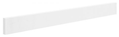 Panneau de recouvrement pour lit Gyronde, pin massif, laqué blanc - 24 x 200 x 2 cm (H x L x P)