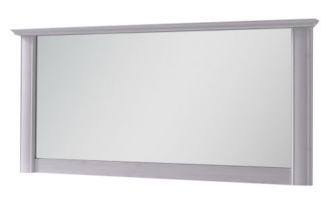 Miroir Bignona 22, Couleur : Blanc pin - 66 x 133 x 7 cm (H x L x P)