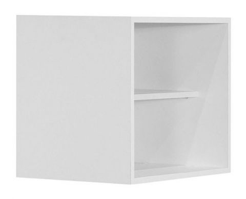 Chambre d'enfant - Étagère suspendue / Tablette murale Koa 16, Couleur : Blanc - Dimensions : 50 x 60 x 42 cm (H x L x P)