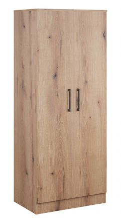Armoire à portes battantes / Penderie Sidonia 05, Couleur : Chêne Artisan - Dimensions : 200 x 82 x 53 cm (H x L x P)