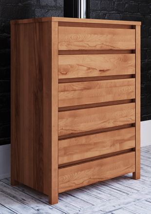 Commode Tasman 22 en bois de bois de hêtre massif huilé - Dimensions : 112 x 80 x 45 cm (h x l x p)
