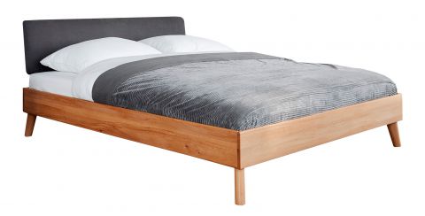 Lit simple / Lit d'appoint Wooden Nature Premium Timaru 03 en hêtre massif huilé - Surface de couchage : 140 x 200 cm (l x L)