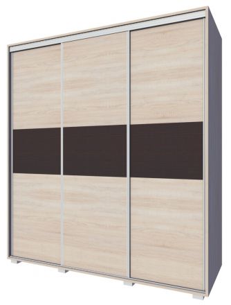 Armoire à portes coulissantes / armoire Rabaul 39, couleur : chêne Sonoma - Dimensions : 210 x 170 x 60 cm (H x L x P)