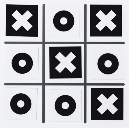 Face métallique pour meubles de la série Marincho, impression de motifs - Dimensions : 53 x 53 cm (L x H)