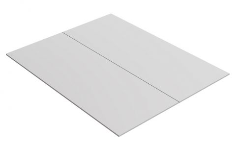 Plaque de base pour lit double, couleur : blanc - 79,20 x 196 cm (l x L)