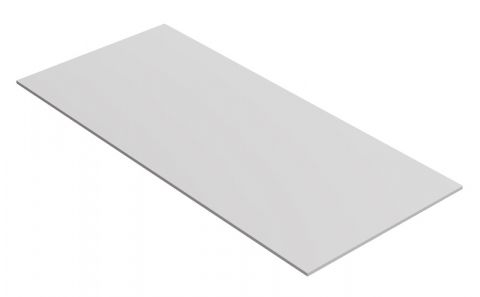 Plaque de base pour lit simple, couleur : blanc - 88 x 194 cm (L x l)