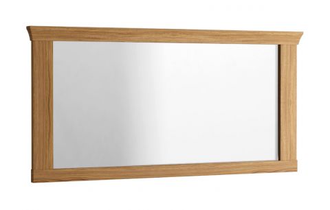Miroir Pirot 18, couleur : chêne huilé, partiellement massif - Dimensions : 123 x 60 cm (L x H)