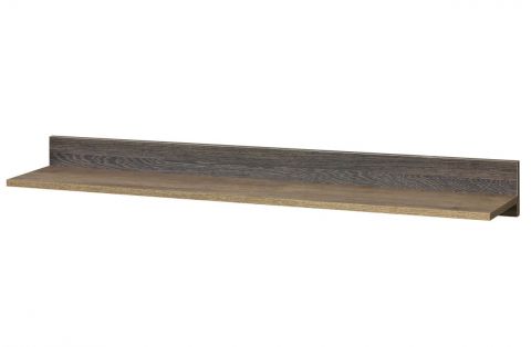 Étagère suspendue Sichling 09, couleur : chêne brun - Dimensions : 12 x 120 x 20 cm (h x l x p)