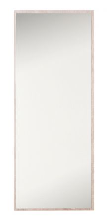 Miroir Paseh 12, couleur : Chêne de Sonoma - Dimensions : 92 x 37 x 2 cm (H x L x P)