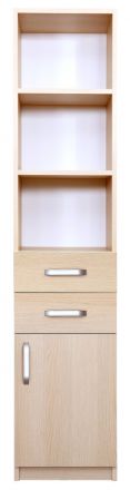 Armoire Kisaran 12, couleur : Chêne de Sonoma - Dimensions : 180 x 40 x 38 cm (H x L x P)
