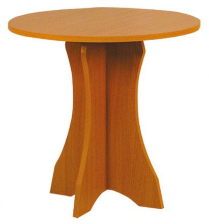 Table basse Grogol 12, Couleur : Aulne - Dimensions : 60 x 60 x 60 cm (L x P x H)