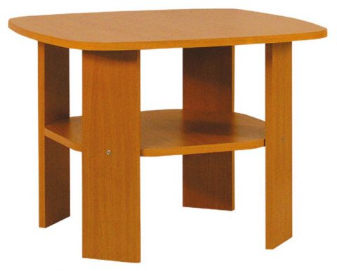 Table basse Grogol 13, Couleur : Aulne - Dimensions : 65 x 65 x 50 cm (L x P x H)