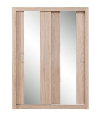 Armoire à portes coulissantes / armoire Zwalm 03, couleur : chêne - Dimensions : 215 x 160 x 60 cm (H x L x P)