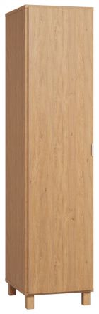 Armoire à portes battantes / armoire Averias 12, couleur : chêne - Dimensions : 195 x 47 x 57 cm (H x L x P)