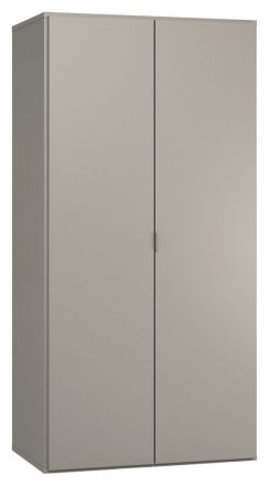 Armoire à portes battantes / armoire Bentos 13, couleur : gris - Dimensions : 187 x 93 x 57 cm (H x L x P)