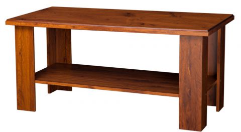 Table basse Dahra 15, couleur : chêne brun - 120 x 60 x 56 cm (L x P x H)