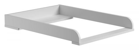 Table à langer Peetu, couleur : blanc - Dimensions : 10 x 59 x 78 cm (H x L x P)