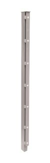 Poteau de clôture mod. A, Finition:  galvanisé, Pour hauteur de clôture: 123 cm, Longueur: 170 cm, Points de fixation: 7