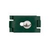 Raccord pour treillis métallique, forme plate, Finition : revêtement vert