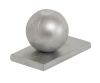 Capuchon en aluminium avec bille pour Mod. P & A, Couleur: naturel
