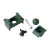 Kit de fixation par points pour poteaux d'angle/de portail, Couleur: vert