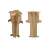 Angles intérieurs pour plinthes - Modèle: LENS Aspect chêne, Dimensions: 60 x 17 mm, Pièces: 2