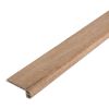 Marchepied pour système à clic Vinyle, 2400 x 72 x 25 mm - Modèle: STRAUSS Aspect chêne