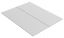Plaque de base pour lit double, couleur : blanc - 79,20 x 204 cm (l x L)
