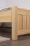 lit simple / lit d'appoint en bois de pin massif naturel Turakos 92 - Dimensions 90 x 200 cm