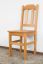 Chaise en pin massif, couleur aulne Junco 248 - Dimensions : 90 x 36,50 x 38 cm (H x L x P)
