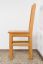 Chaise en pin massif, couleur aulne Junco 248 - Dimensions : 90 x 36,50 x 38 cm (H x L x P)