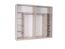 Armoire à portes coulissantes / armoire "Sikinos" - Dimensions : 218 x 200 x 66 cm (H x L x P)