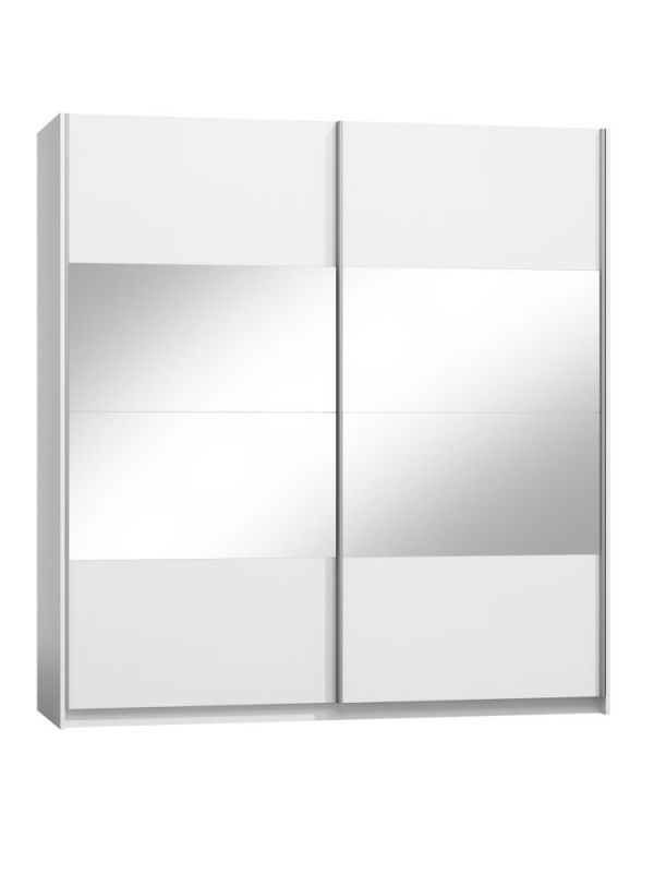 Armoire à portes coulissantes / armoire "Ziros" - Dimensions : 218 x 200 x 65 cm (H x L x P)