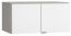 Élément pour armoire à deux portes Pantanoso 38, couleur : gris / blanc - Dimensions : 45 x 93 x 57 cm (H x L x P)