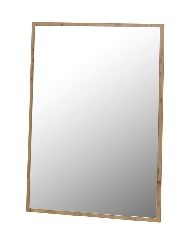 Miroir Kanel 18, Couleur : Chêne - Dimensions : 110 x 90 cm (h x l)