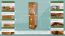 Armoire en bois de pin massif, couleur chêne 001 - Dimensions 190 x 47 x 60 cm (H x L x P) 