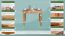 Table en pin massif couleur aulne Junco 227B (carré) - 100 x 60 cm (L x P)