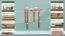 Table en pin massif, couleur aulne Junco 233A (carré) - 60 x 60 cm (L x P)