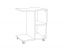 Chambre d'enfant - Table basse / Table d'appoint Koa 09, Couleur : Blanc / Beige - Dimensions : 50 x 35 x 62 cm (l x p x h)