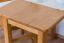 Table en pin massif, couleur aulne Junco 226C (carré) - 100 x 50 cm (L x l)