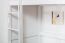 lit d'enfant mezzanine / lit d'enfant Dominik hêtre massif laqué blanc y compris sommier à lattes - 90 x 200 cm