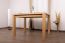Table de salle à manger en chêne massif naturel Pirol 105 (angulaire) - Dimensions 120 x 80 cm (L x P)