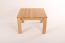 Table basse en bois de chêne massif naturel Pirol 120 - Dimensions 50 x 75 x 75 cm (H x L x P)